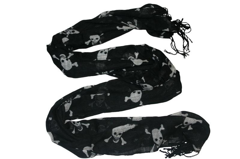 Scarves With Skulls (Various Colours) Scarf